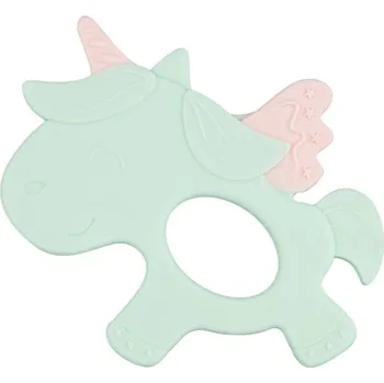 Hračka pro kojence Canpol babies Silikonové kousátko JEDNOROŽEC - zelená
