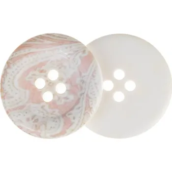 Knoflík Bellatex Knoflík - sada 2 ks Bílá,Smetanová,Růžová