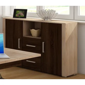 Komoda Komoda WUBIN 2D2S, dub sonoma/dub sonoma tmavý/dub sonoma, 5 let záruka + vyzvednutí ZDARMA