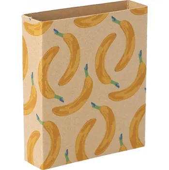 Jednorázové nádobí Reklamní CreaSleeve Kraft 219 papírový kraftový rukáv na zakázku, přírodní