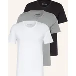 Boss Pánské Tričko One, 3 Kusy V Balení, černá / bílá / šedá, 56