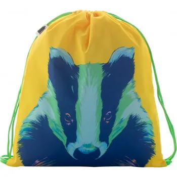 Městský batoh Reklamní CreaDraw Kids RPET vak na stažení šňůrkou pro děti, zelená