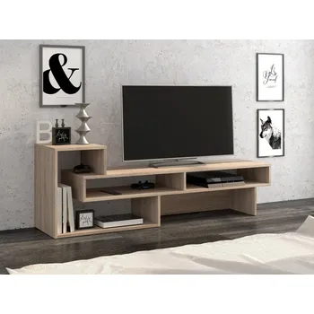 Televizní stolek TV stolek NIMBIN levý, dub sonoma, 5 let záruka + vyzvednutí ZDARMA