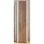 Úzká skříň WUBIN, craft bílý/craf tobaco/craft bílý, 5 let záruka + vyzvednutí ZDARMA