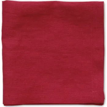 prostírání TULULUM Lněné ubrousky - červené, 40 x 40 cm, 2&nbsp;ks v sadě