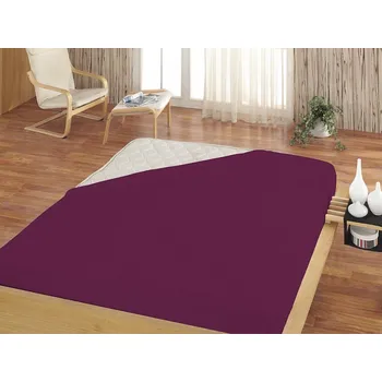 Prostěradlo Prostěradlo jersey MATĚJOVSKÝ 200/220 cm barva: fialové