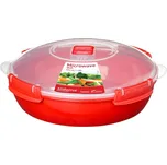 Sistema Kulatá miska pro skladování a ohřívání jídla Microwave dish 1,29 l, červená
