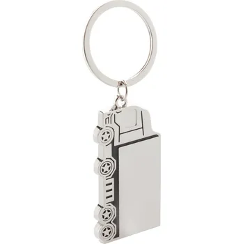 Reklamní Basset přívěšek na klíče, stříbrná