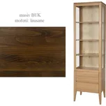 Prosklená vitrína FAUCARIA, levá, masiv buk/moření: lausane + vyzvednutí ZDARMA