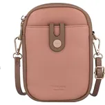 Kabelka na mobil Prettyzys s popruhem růžová