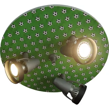 Niermann Standby Stropní světlo Fotbal, tři zdroje zelená 3 x 35 W - Doprava zdarma