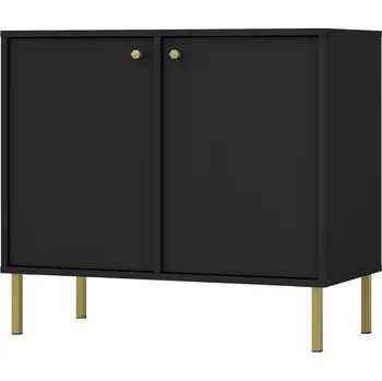 Šatní skříň Komoda Tomila 812/2, černý grafit