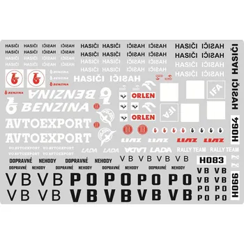 autíčko AutoModels.cz Obtisky na modely 1/43 - Benzina / Avtoexport / Hasičí / VB Dekály - obtisky na modely 1:43 - Benzina /&nbsp;Hasičí / Avtoexport / VB / ORLEN / PO / LADA / LIAZ / IFA / RALLY TEAM