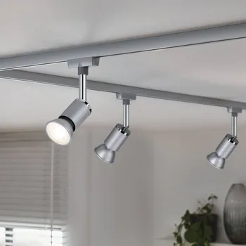 Lampička Paulmann LED reflektor 4 000 K chrom GU10 8 W stmívatelný 36° matný chrom