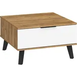 Malý konferenční stolek OSMAK, dub burgundský/bílý lesk, 5 let záruka + vyzvednutí ZDARMA