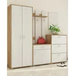 Předsíň LONGFORD, craft zlatý/craft bílý, 5 let záruka +možnost VÝNOSU + vyzvednutí ZDARMA