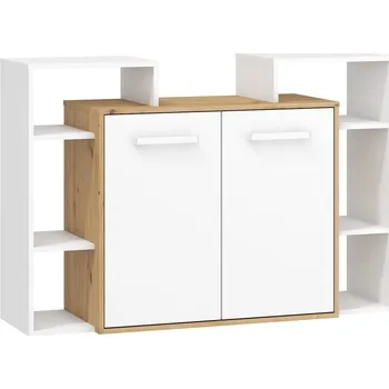 Komoda Komoda DORINDA 2D, dub artisan/bílá, 5 let záruka + vyzvednutí ZDARMA