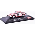 Renault Alpine A110 #60 - 1972 1:43 Atlas časopis s modelem Renault Alpine A110 - kovový model auta 1:43