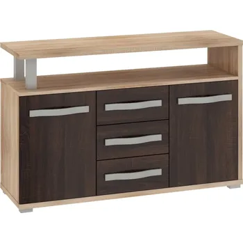 Komoda Komoda LEHUA 2D3S, dub sonoma/dub sonoma tmavý, 5 let záruka + vyzvednutí ZDARMA