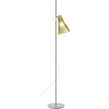 Lampička Kartell K-Lux stojací lampa, 1 světlo, šedá/zelená - Délka připojovacího kabelu 330 cm; Ø stínítka 18 cm šedá, zelená 1 x 5 W LED - Doprava zdarma
