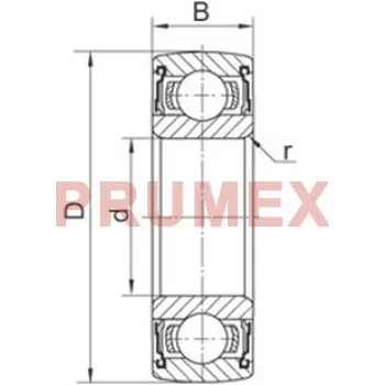 JIB SC 208-2RS upínací ložisko