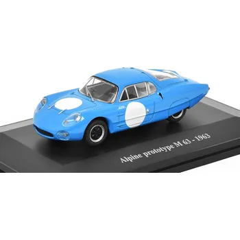 autíčko Renault Alpine prototype M 63 1963 1:43 - Eligor časopis s modelem Alpine prototype M63 1963 - kovový model