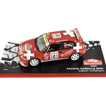 autíčko Toyota Corolla WRC #101 2003 1:43 Altaya časopis s modelem Toyota Corolla WRC No.101 2003 Burri / Hofmann - kovový model auta