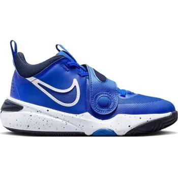 Chlapecké tenisky Dětská basketbalová obuv Nike TEAM HUSTLE D 11 4Y Modrá, Bílá