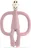 Matchstick Monkey Teething Toy and Gel Applicator, Dusty Pink