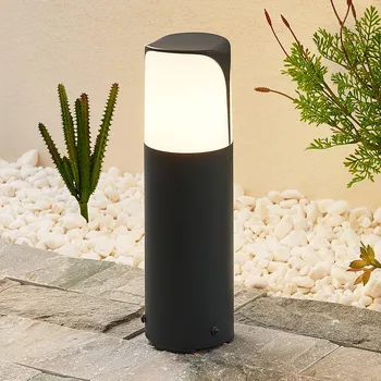 Lampička Podstavné svítidlo Lucande Paikea, 30 cm antracitová, bílá 1 x 23 W - Doprava zdarma