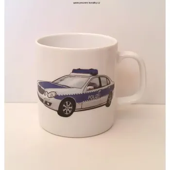 Hrnek policie (Porcelánový hrnek polizei)