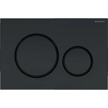 GEBERIT SIGMA20 ovládací tlačítko, Easy-to clean/černá mat