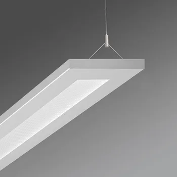 Lampička Regiolux Závěsné světlo Stail mikroprisma 52W bílý hliník LED celkem 52 W - Doprava zdarma