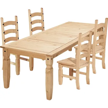 Jídelní set Jídelní set PIMBOW stůl 178x92 cm + 4 židle, borovice + vyzvednutí ZDARMA