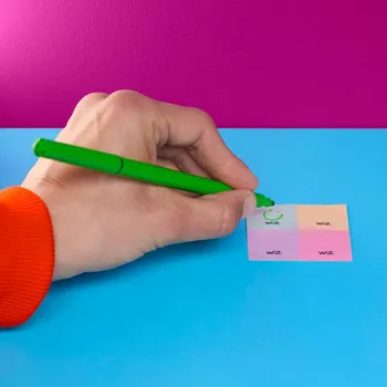 Lampička WiZ NFC tag, samolepicí, autarkní, sada 4 ks bílá