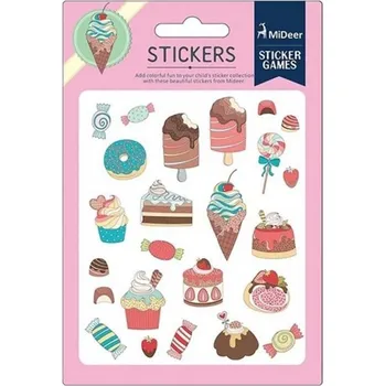 Mideer Barevné samolepky, sladkosti