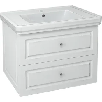 Nábytek VIOLETA um. skříňka 68,5x52x46,5cm + um. 8787111, bílá pololesk