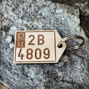 Přívěsek Přívěsek s vlastní SPZ - Motorka