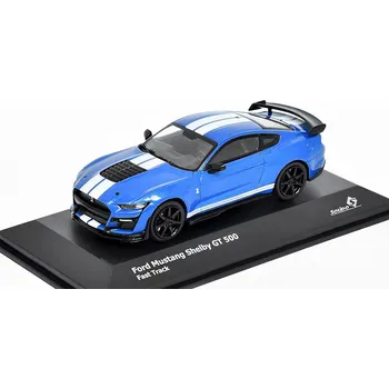 autíčko Ford Mustang Shelby GT 500 modrý - 1:43 Solido Mustang Shelby GT500 - kovový model auta