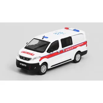 autíčko Peugeot Expert Hong Kong Police 1:64 - Tiny Toys Peugeot Expert Hongkongská Policie - sběratelský model 1/64