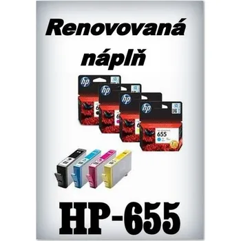 Náplně do tiskáren HP-655 XXL - SADA 4 náplní
