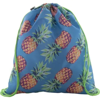 Sportovní vak Reklamní CreaDraw RPET vak na stažení šňůrkou na zakázku, zelená