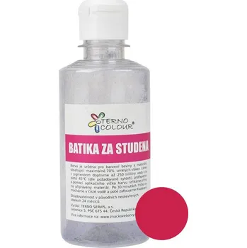 Speciální výtvarná barva Batika za studena č. 15 světle červená, 15 g, 250 ml