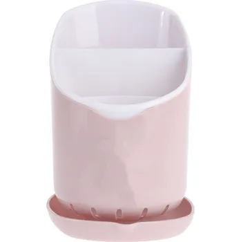 Odkapávač na nádobí Odkapávač na příbory Excellent KO-010000430ruzo 12 x 11 cm růžový