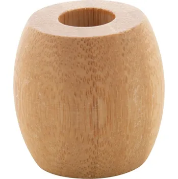 Držák na kartáček Reklamní Dentarius bambusový stojánek na kartáčky na zuby, přírodní