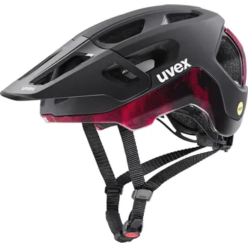 UVEX React MIPS Black/Ruby Red Matt, 56-59