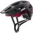 Cyklistická přilba UVEX React MIPS Black/Ruby Red Matt