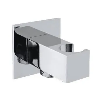 Sprchový panel Držák sprchy hranatý, pevný, s vyústěním, chrom
