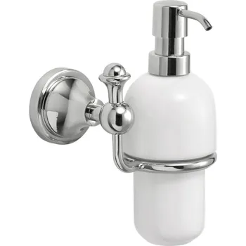 Dávkovač mýdla NEVIS dávkovač mýdla, keramika, chrom NV8013