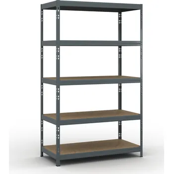 Dílenský regál Policový regál 1966x1200x600 mm, nosnost 280kg